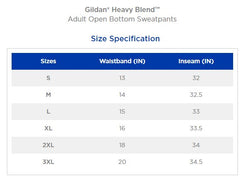 Gildan® Heavy Blend™ Men's Open Bottom Sweatpants