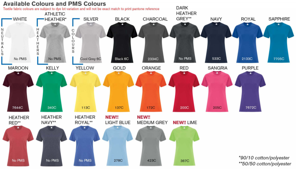 ATC® Everyday Cotton Ladies's Tee ATC1000L