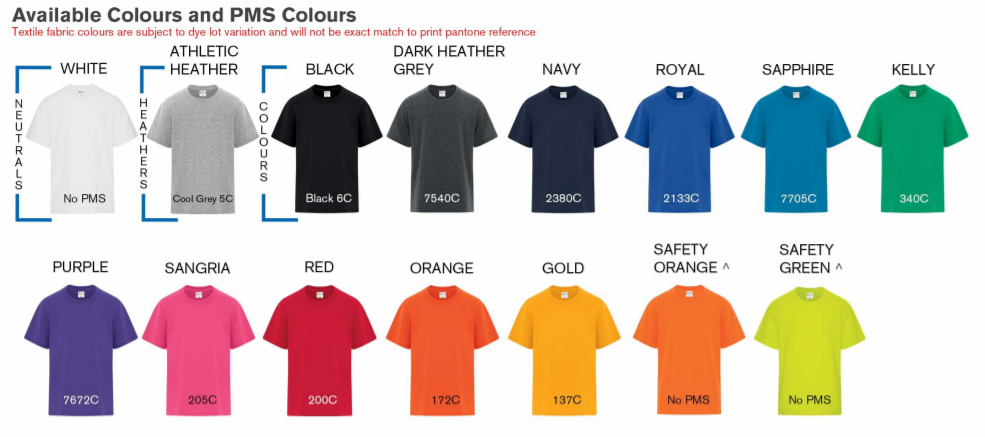 ATC® Everyday Cotton Blend Youth Tee ATC5050Y