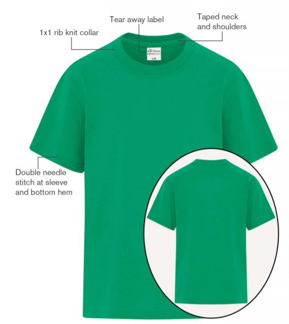 ATC® Everyday Cotton Blend Youth Tee ATC5050Y