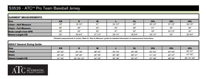 ATC™ Pro Team Baseball Jersey