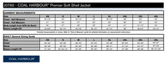 Coal Harbour® PREMIER WATER REPELLENT SOFT SHELL JACKET. J0760