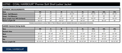 Coal Harbour® COAL HARBOUR® PREMIER WATER REPELLENT SOFT SHELL LADIES' JACKET. L0760