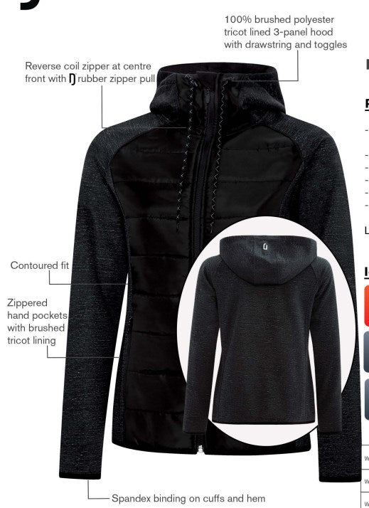 DRYFRAME® Dry Tech Insulated Fleece Ladies' Jacket