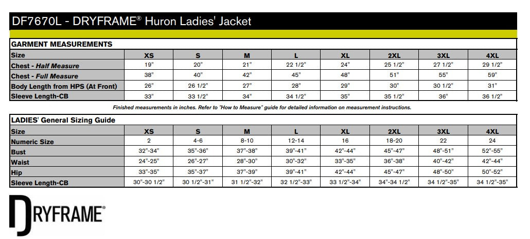 DRYFRAME® Huron Ladies' Jacket