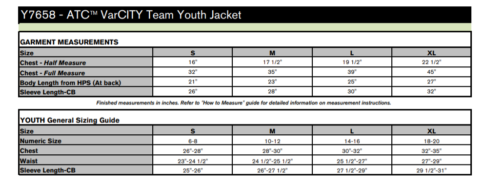ATC™ VarCITY Team Youth Jacket