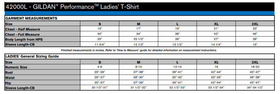 Gildan® Performance™ Ladies T-shirt