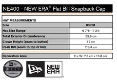 New Era® Flat Bill Snapback Cap 9FIFTY