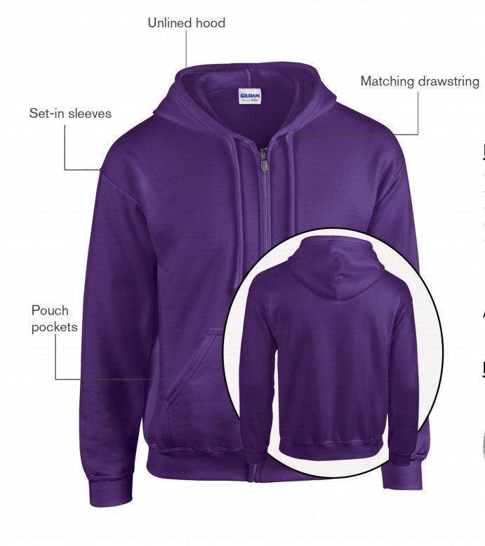 Gildan® Adult Heavy Blend™ 50/50 Full-Zip Hood