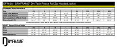 DRYFRAME® Dry Tech Fleece Full Zip Hooded Jacket