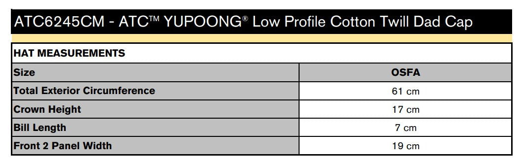 Yupoong® Low Profile Cotton Twill Dad Cap
