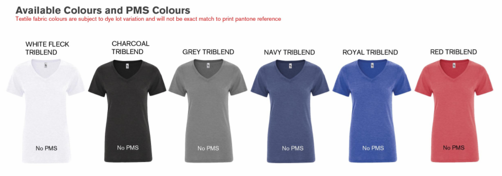 KOI® Triblend V-neck Ladies' Tee KOI8022L