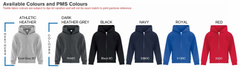 ATC™ Everyday Fleece Full Zip Hooded Youth Sweatshirt ATCY2600