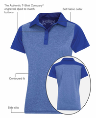 ATC™ Pro Team Womens Heather ProFormance Colour Block Sport Shirt