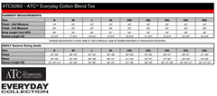 ATC® Everyday Cotton Blend Tee ATC5050
