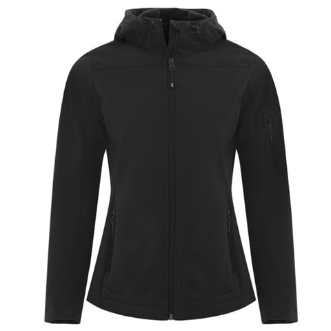 Coal Harbour® Essential Hooded Soft Shell Ladies' Jacket
