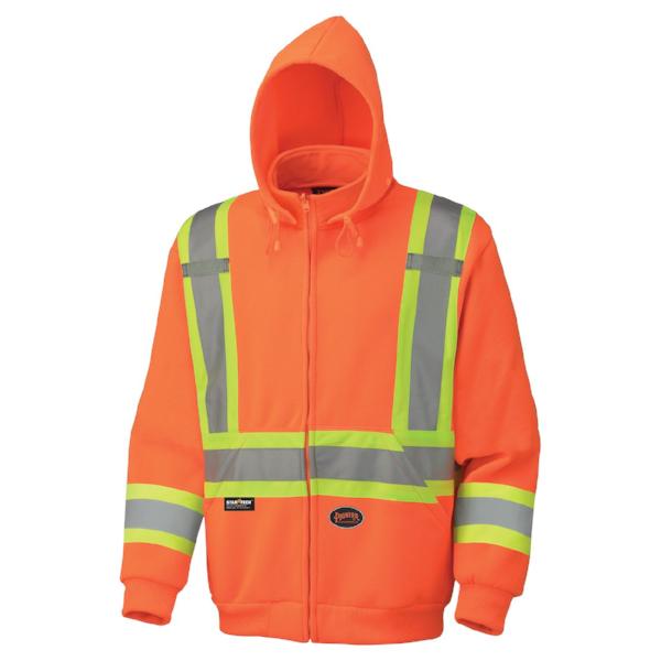 Pioneer® Hi-Viz Polyester Fleece Hoodie 6924