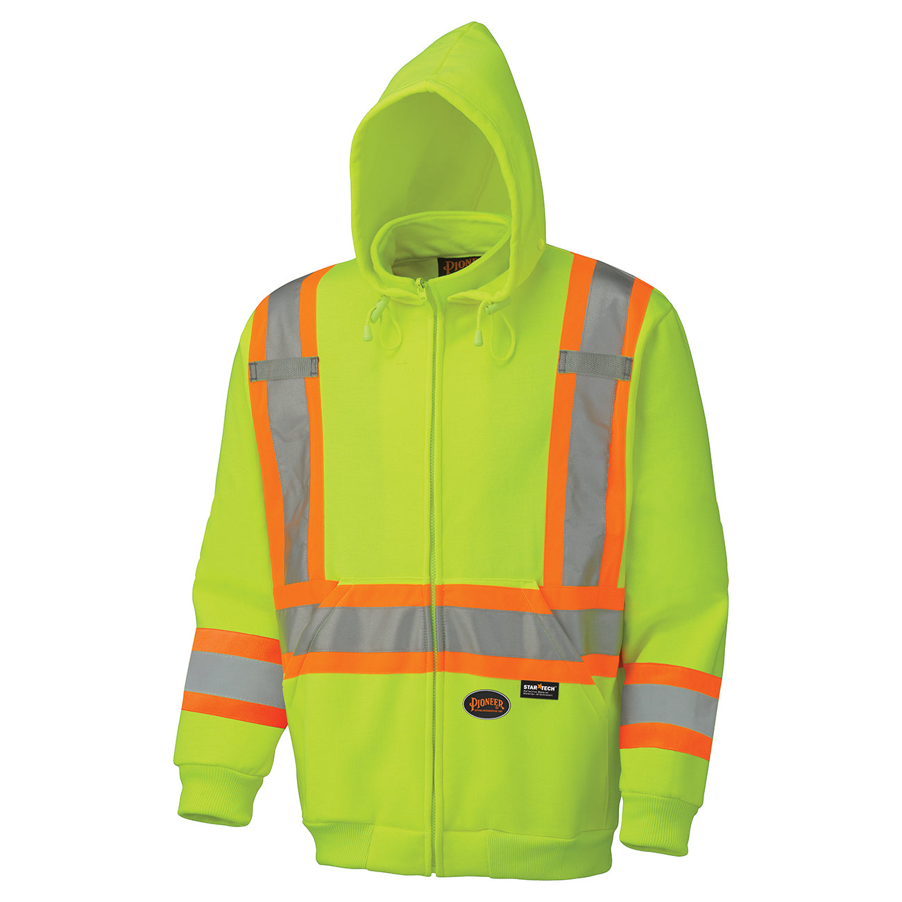Pioneer® Hi-Viz Polyester Fleece Hoodie 6924