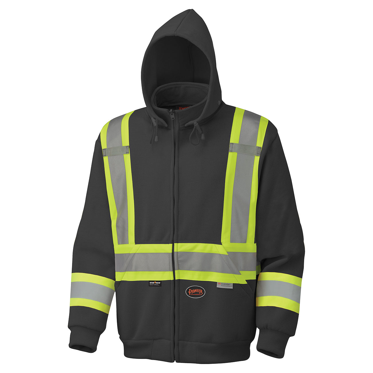 Pioneer® Hi-Viz Polyester Fleece Hoodie 6924