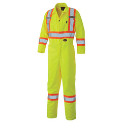 Pioneer® Hi-Viz Safety Poly/Cotton Coverall Tall 5518T