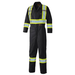 Pioneer® Hi-Viz Safety Poly/Cotton Coverall Tall 5518T