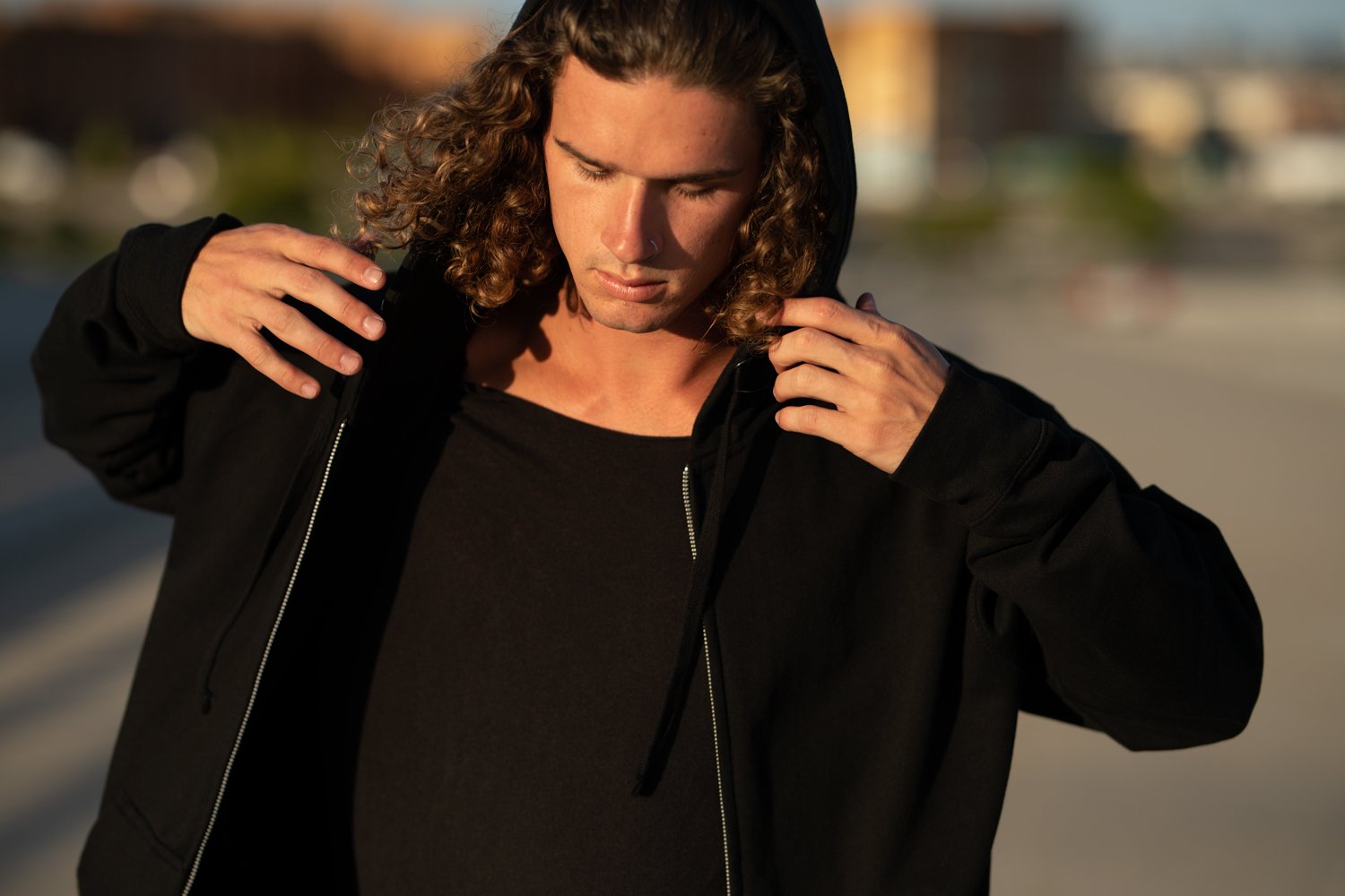 Independent Trading Midweight Zip Hooded Sweatshirt
