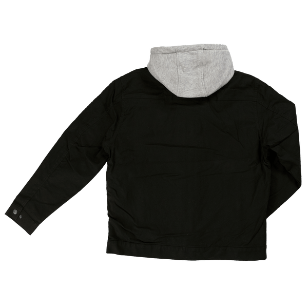 Canvas Jacket with Fooler Hoodie