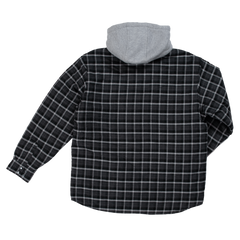 Tough Duck® Fooler Front Quilt Lined Flannel Hooded Shirt WS06