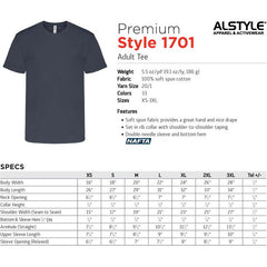 Alstyle® Adult Ringspun Tee 1701R