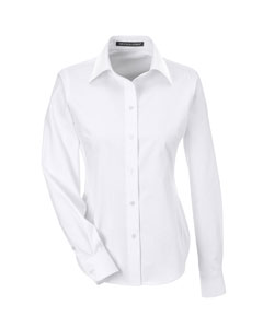 Devon & Jones Ladies' Crown Woven Collection™ Solid Oxford Long Sleeve