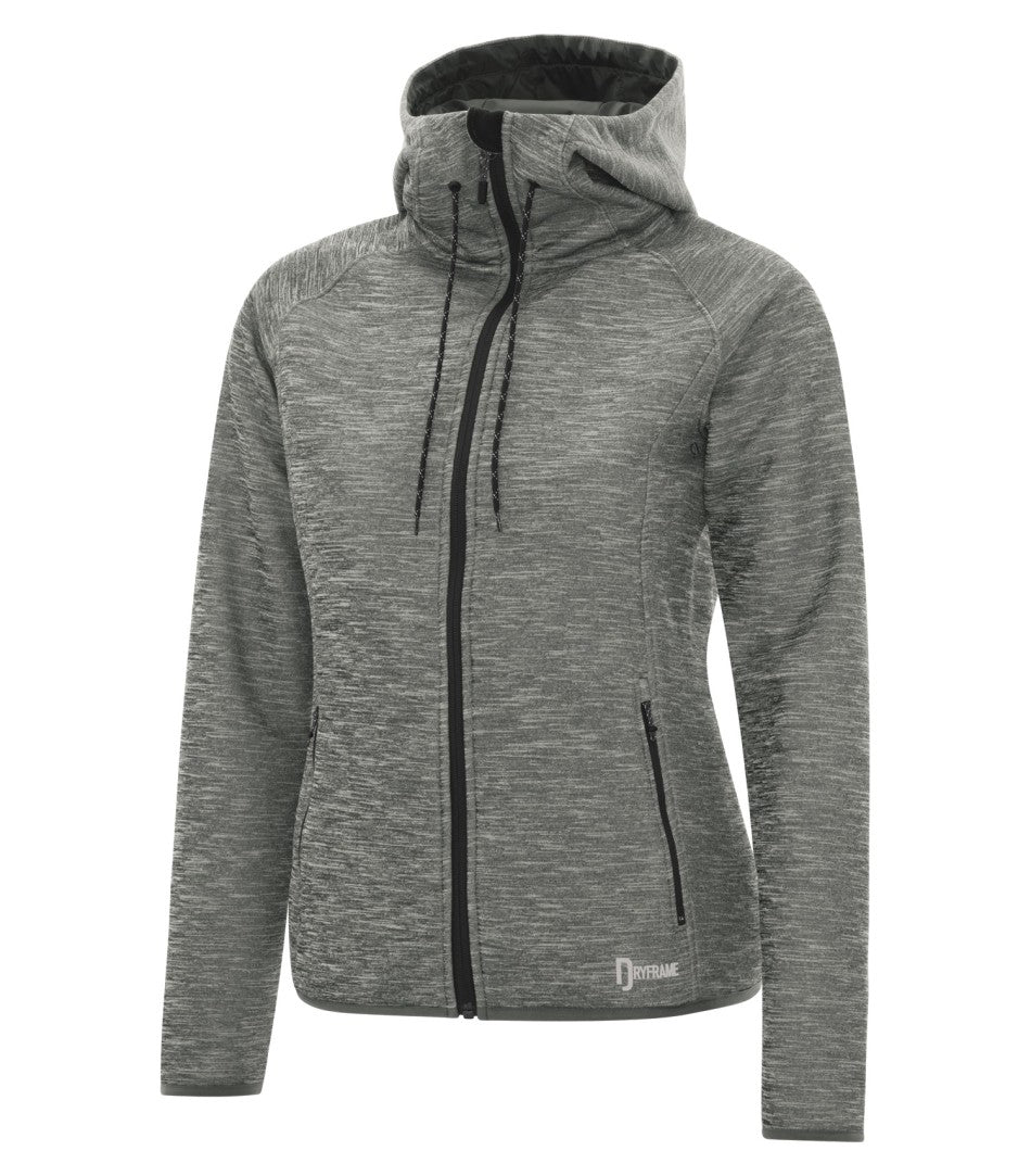 DRYFRAME® Dry Tech Fleece Full Zip Hooded Ladies' Jacket
