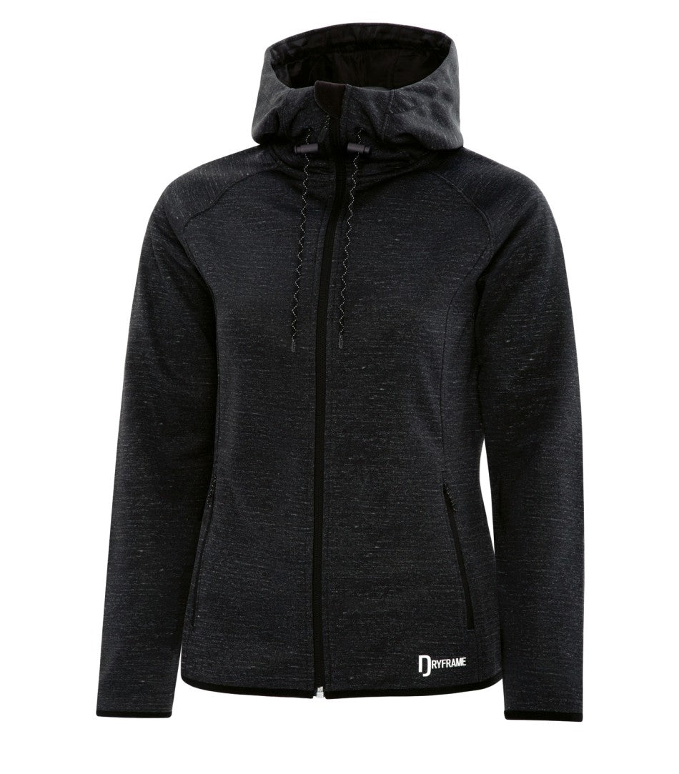 DRYFRAME® Dry Tech Fleece Full Zip Hooded Ladies' Jacket
