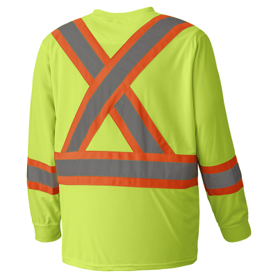 Pioneer® Hi-Viz Safety Long Sleeved Shirts Birdeye Poly 6995