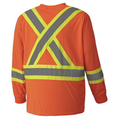 Pioneer® Hi-Viz Safety Long Sleeved Shirts Birdeye Poly 6995