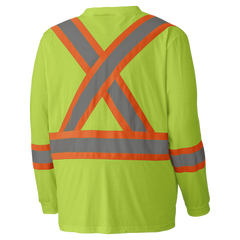 Pioneer® Hi-Viz Safety Long Sleeved Shirts 100% Cotton 6982
