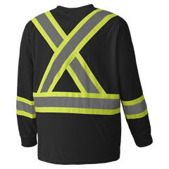 Pioneer® Hi-Viz Safety Long Sleeved Shirts Birdeye Poly 6995
