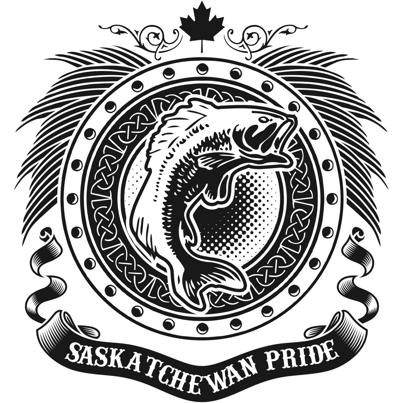 Sask Pride T-shirt, fishing pride