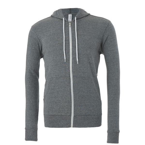 Bella+Canvas® Unisex Poly-Cotton Fleece Full-Zip Hoodie 3739