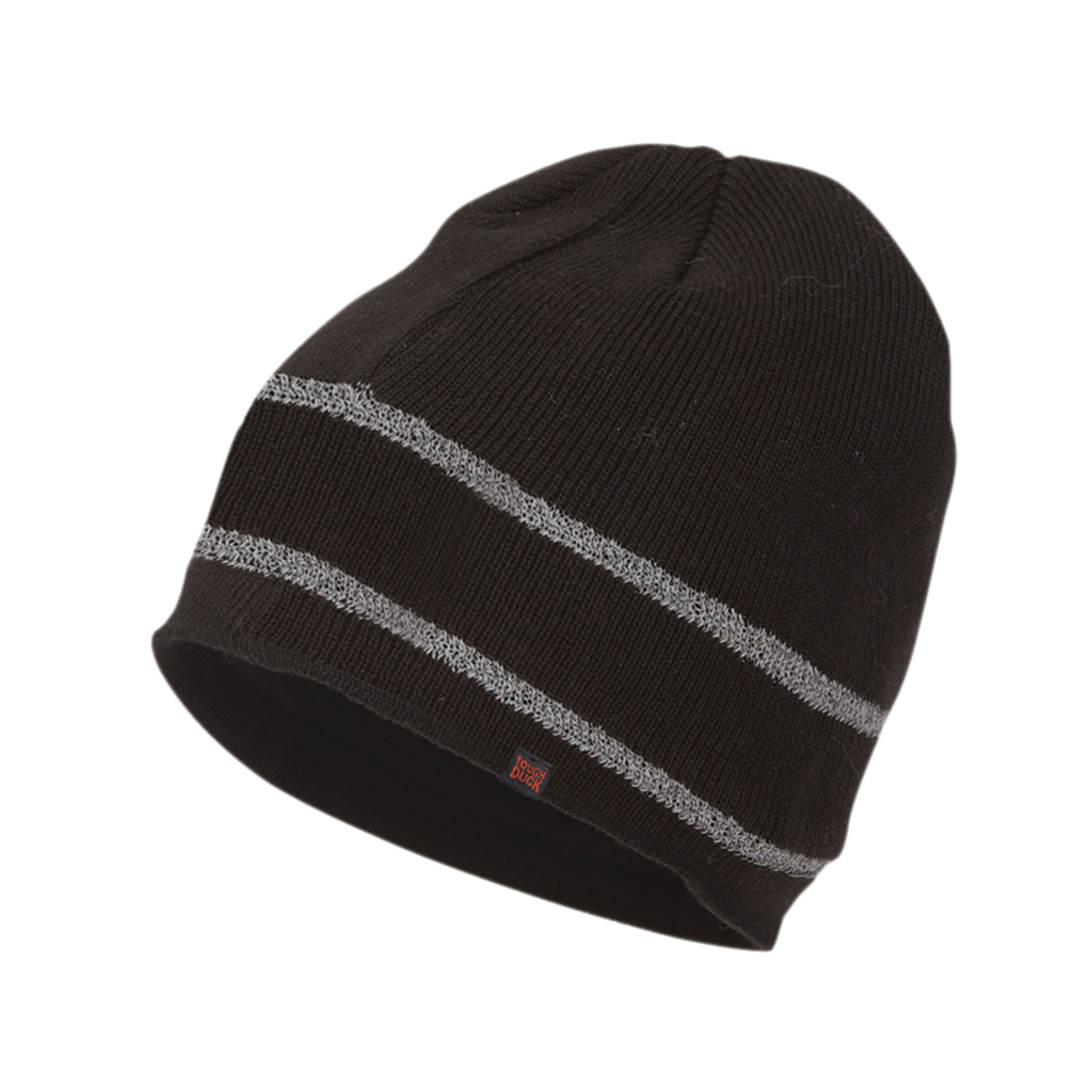 Tough Duck®Acrylic Knit Cap with Reflective Stripe i45816