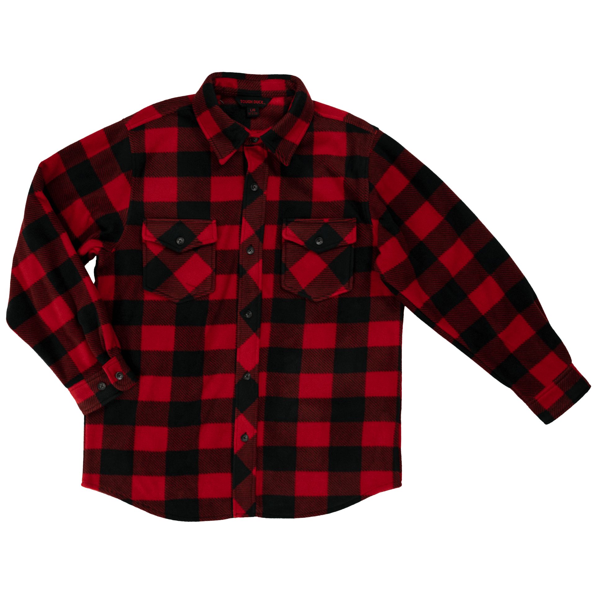 Tough Duck® Buffalo Check Fleece Shirt i964