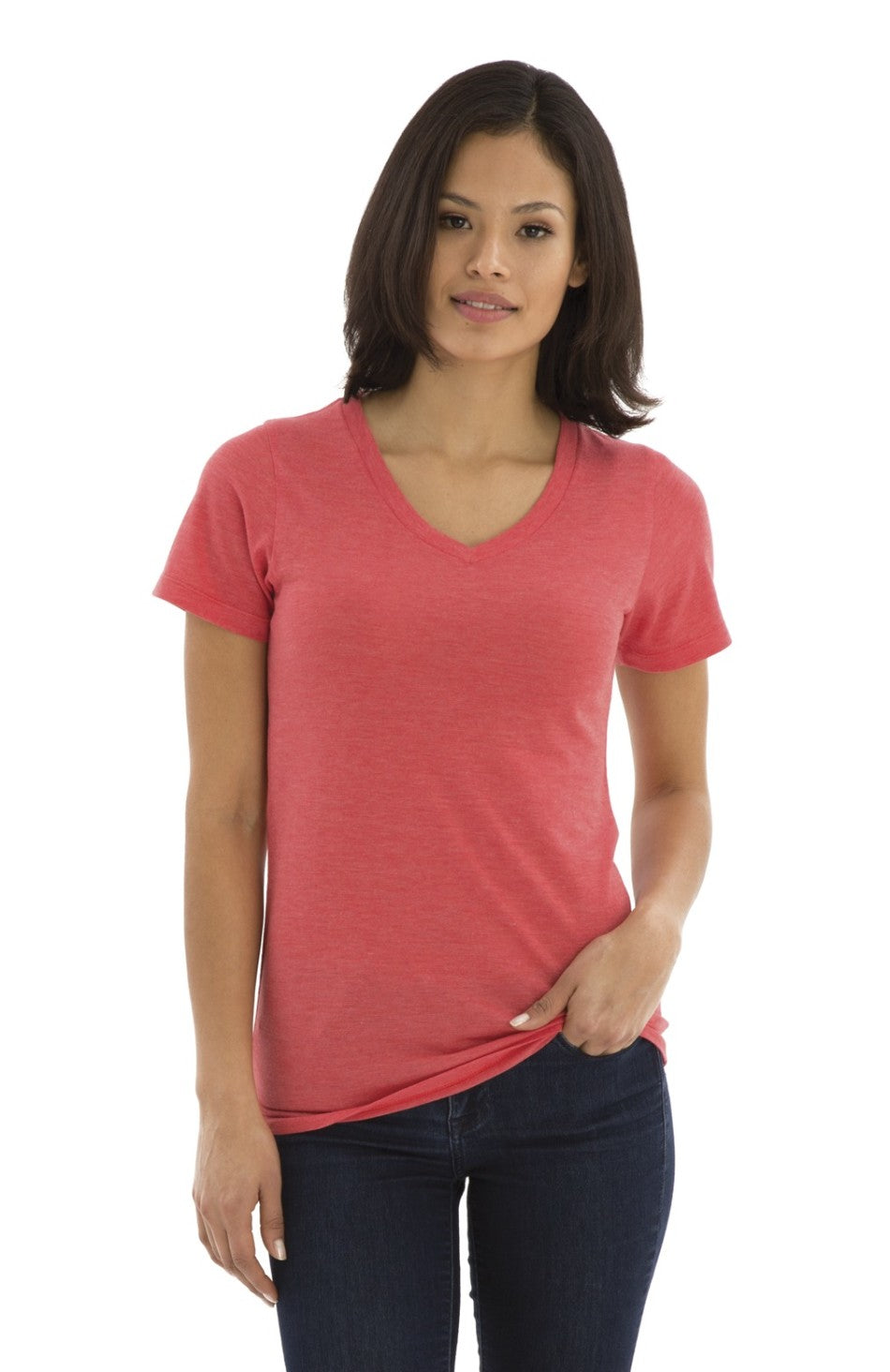 KOI® Triblend V-neck Ladies' Tee KOI8022L