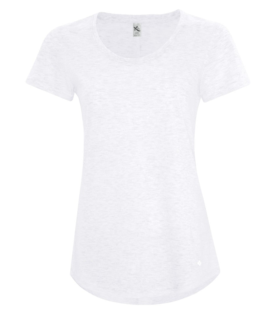 KOI® Triblend Scoop Neck Relaxed Ladies' Tee