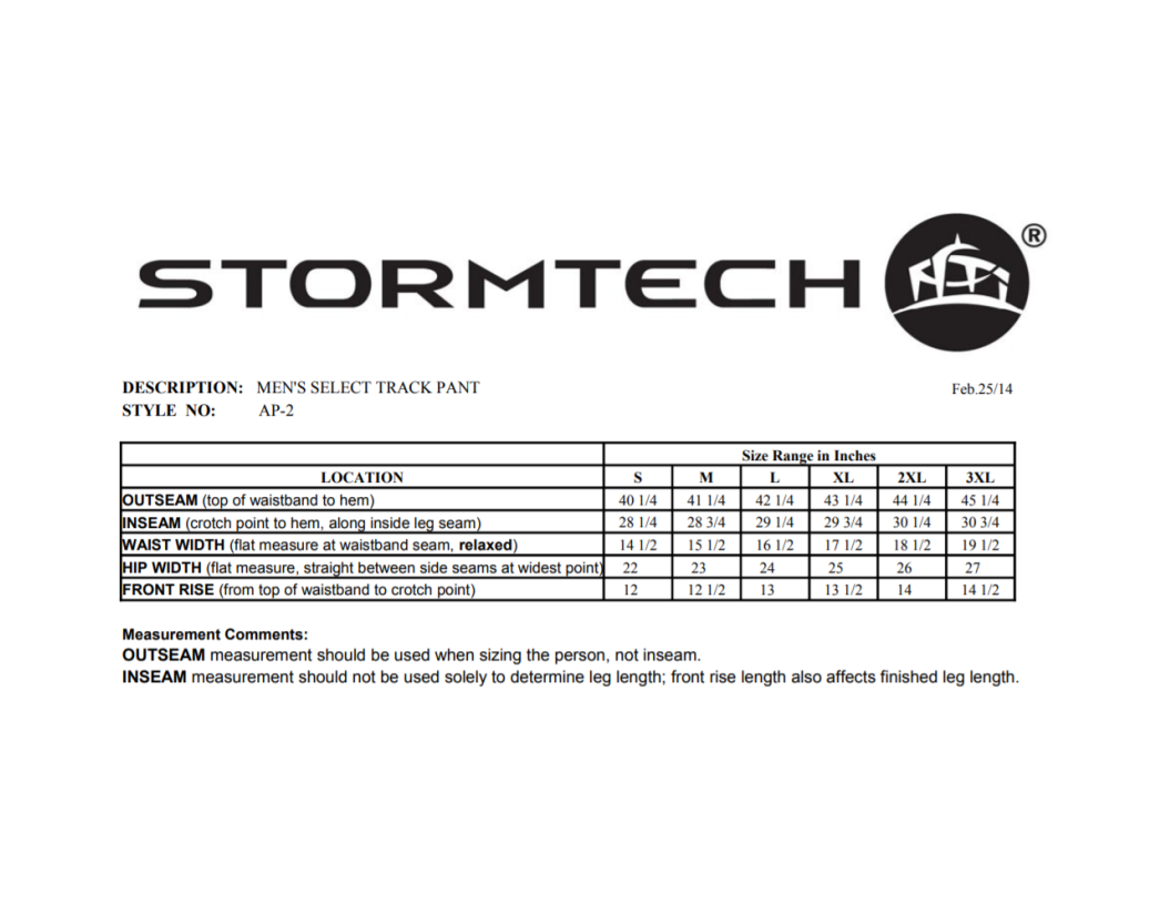 Stormtech® WOMEN'S SELECT TRACK PANT - AP-2W
