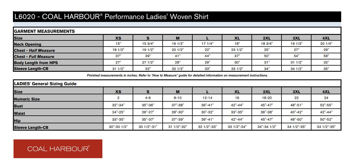 COAL HARBOUR® PERFORMANCE LADIES' WOVEN SHIRT