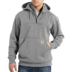 Carhartt®Rain Defender Paxton Heavyweight Hooded Zip Mock Sweatshirt