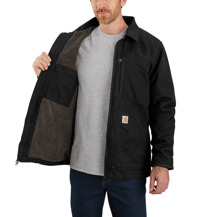 Carhartt®Washed Duck Sherpa-Lined Coat