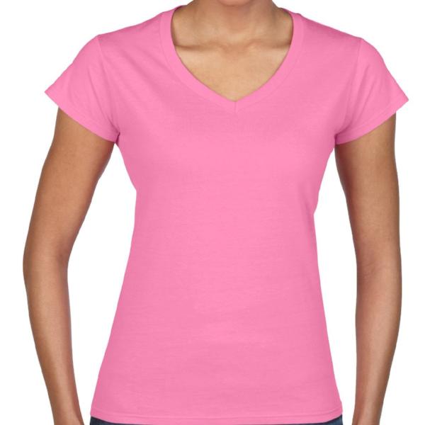 Gildan Ladies' SoftStyle Fitted V-Neck T-Shirt