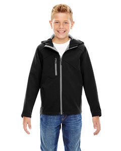 Ash City® North End Youth Prospect Two-Layer Fleece Bonded Soft Shell Hooded Jacket