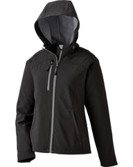 Ash City® North End Ladies' Prospect Two-Layer Fleece Bonded Soft Shell Hooded Jacket