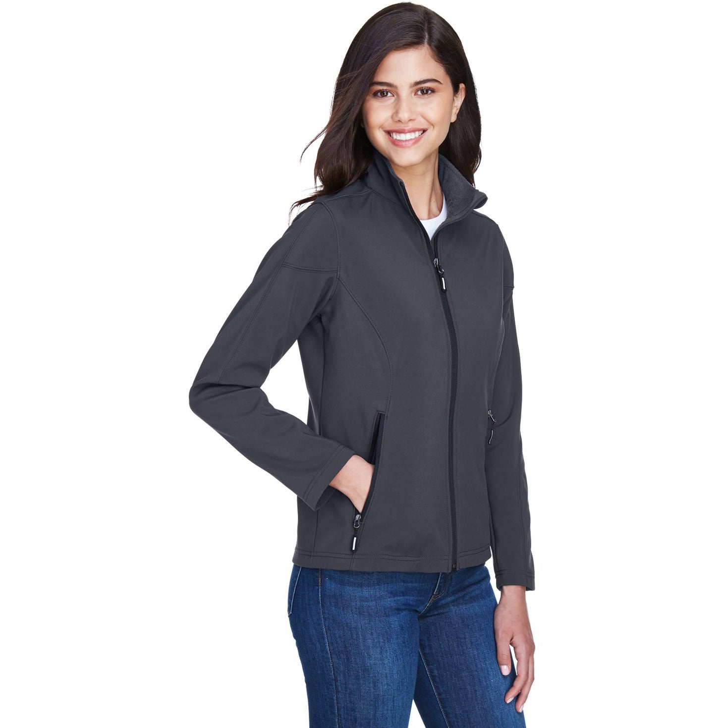 Ash City® Core 365 Ladies' Cruise Two-Layer Fleece Bonded Soft Shell Jacket